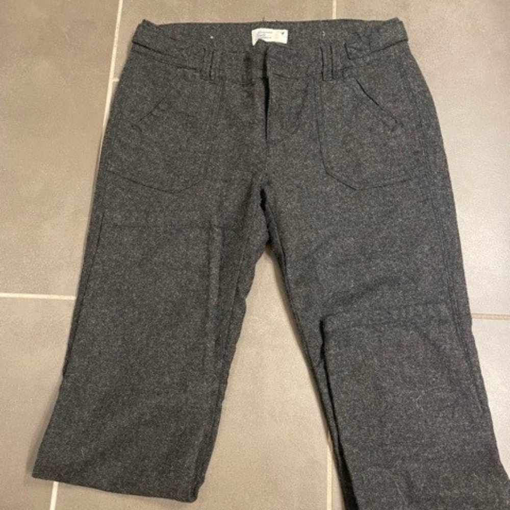 Women's American Eagle Wool Straight Leg Pants